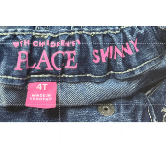 Lot Girls Jeans Denim Skinny Leg Jeans SZ 4T Teal Blue Leggings - Picture 9 of 15